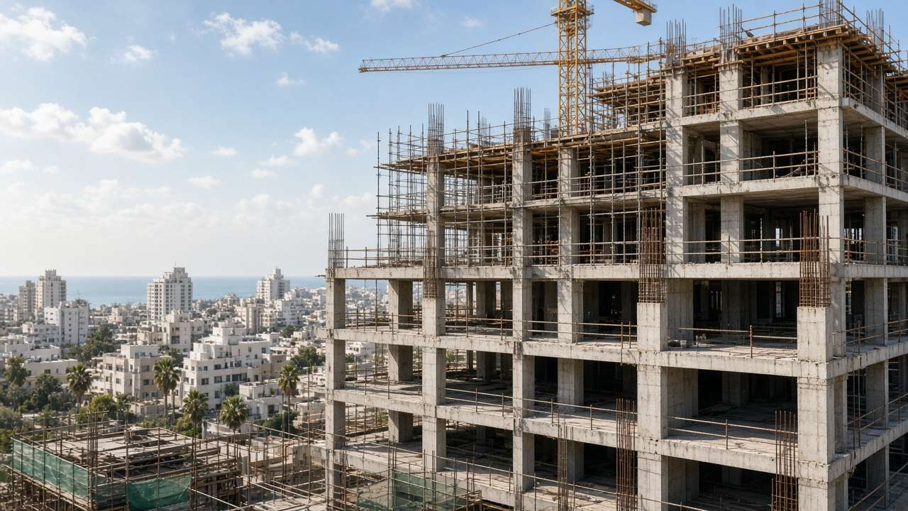 אתר בנייה למגורים בישראל - דירות בבנייה פעילה